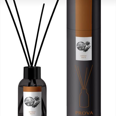 PROVA  жидкий освеж.с Бамбуковыми палочками 100 ml  Amber Dark 71413 $