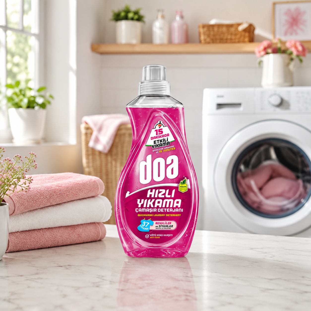 Doa жидкий порошок Суперконцентрат 1,48L Color & Black