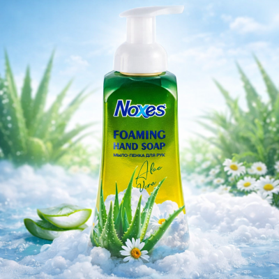 Noxes мыло-пена 500 ml  (12 в кор) Aloe / 4202 $