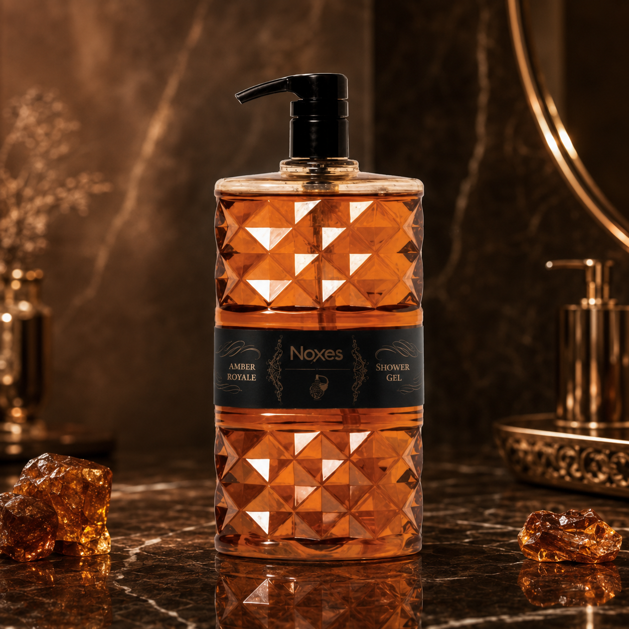 Noxes гель для душа Perfume Series 1L Amber Royale