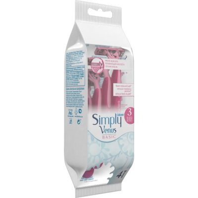 Gillette станок Venus3 Simply  (4шт) /6758 $