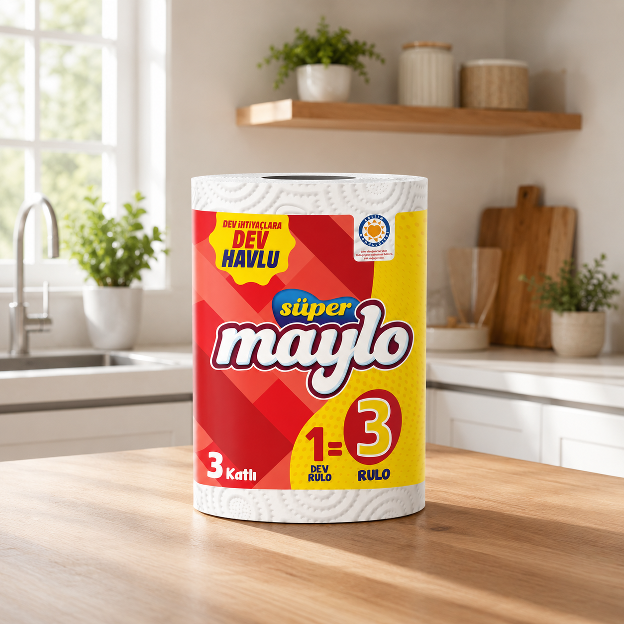 Maylo кухонное полотенце 3-сл. Monorol 1=3