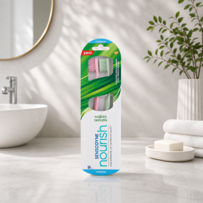 Sensodyne зубная щётка Nourishing (1+1) Saglikli Temizlik