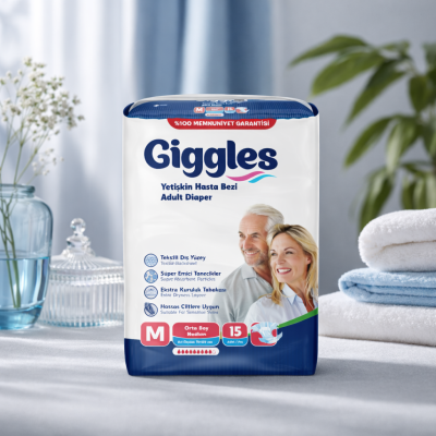 Giggles подгузник д/взрослых Eco pack Medium (15 шт*4 в кор)/4397   $