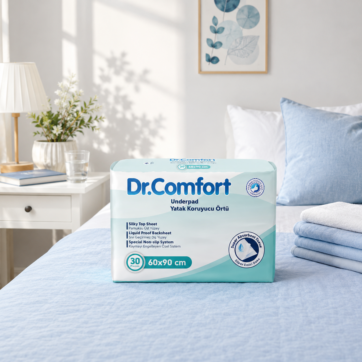 Dr.Comfort впитывающие пеленки 60*90см 30шт