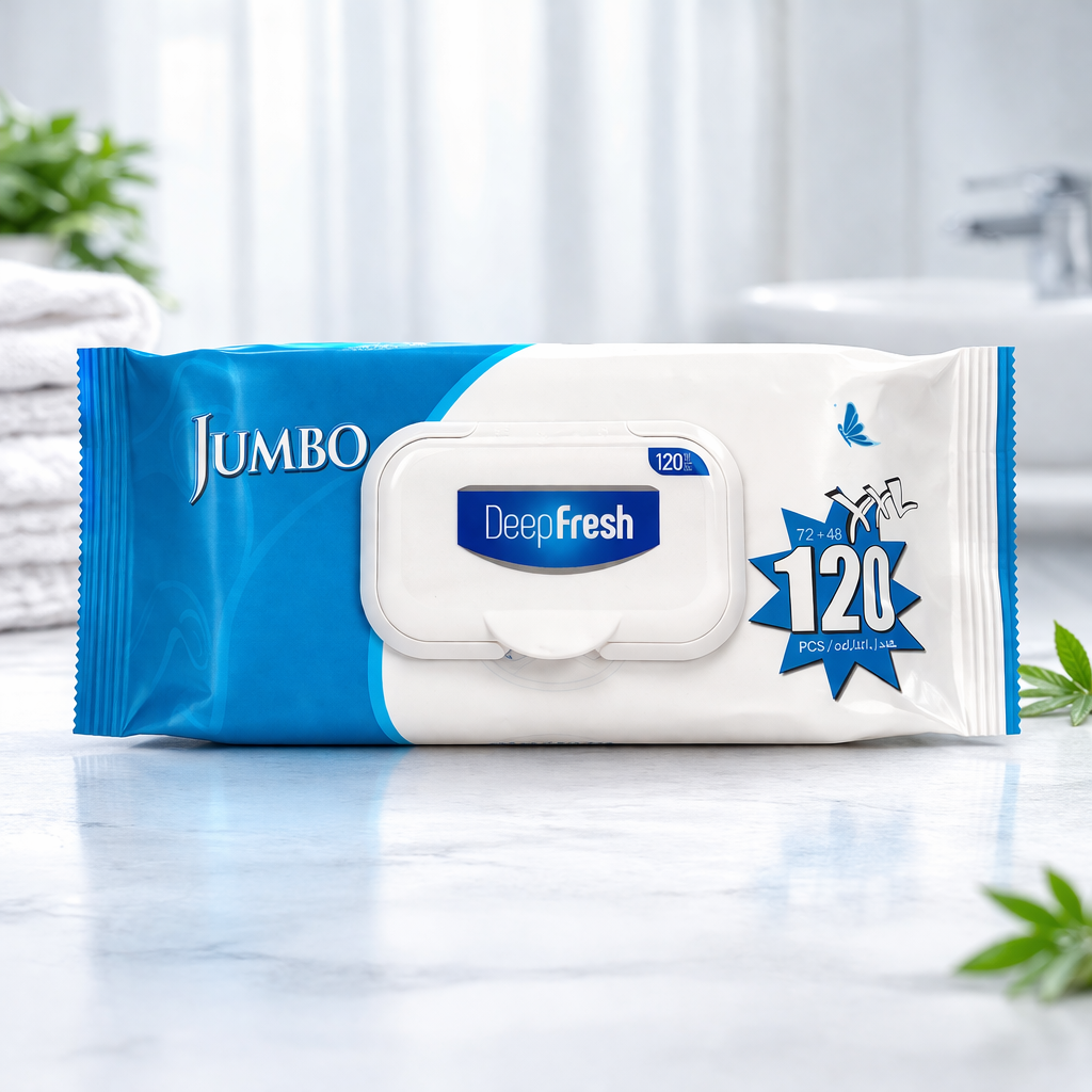 Deep Fresh влажные салфетки JUMBO 120шт.