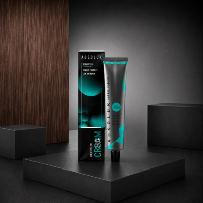 Absoluk Permanent Cream Hair Color 100ml. №6.32