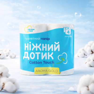 Нежный Дотик туалетная бумага 2сл 4шт