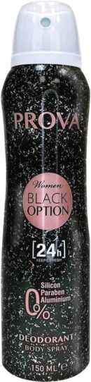 PROVA deo spray (жен)  l 150ml Black Option /1673 $