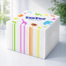 ZooZoo Салфетка Белая 24*24см 100шт. (48/54шт)/9293