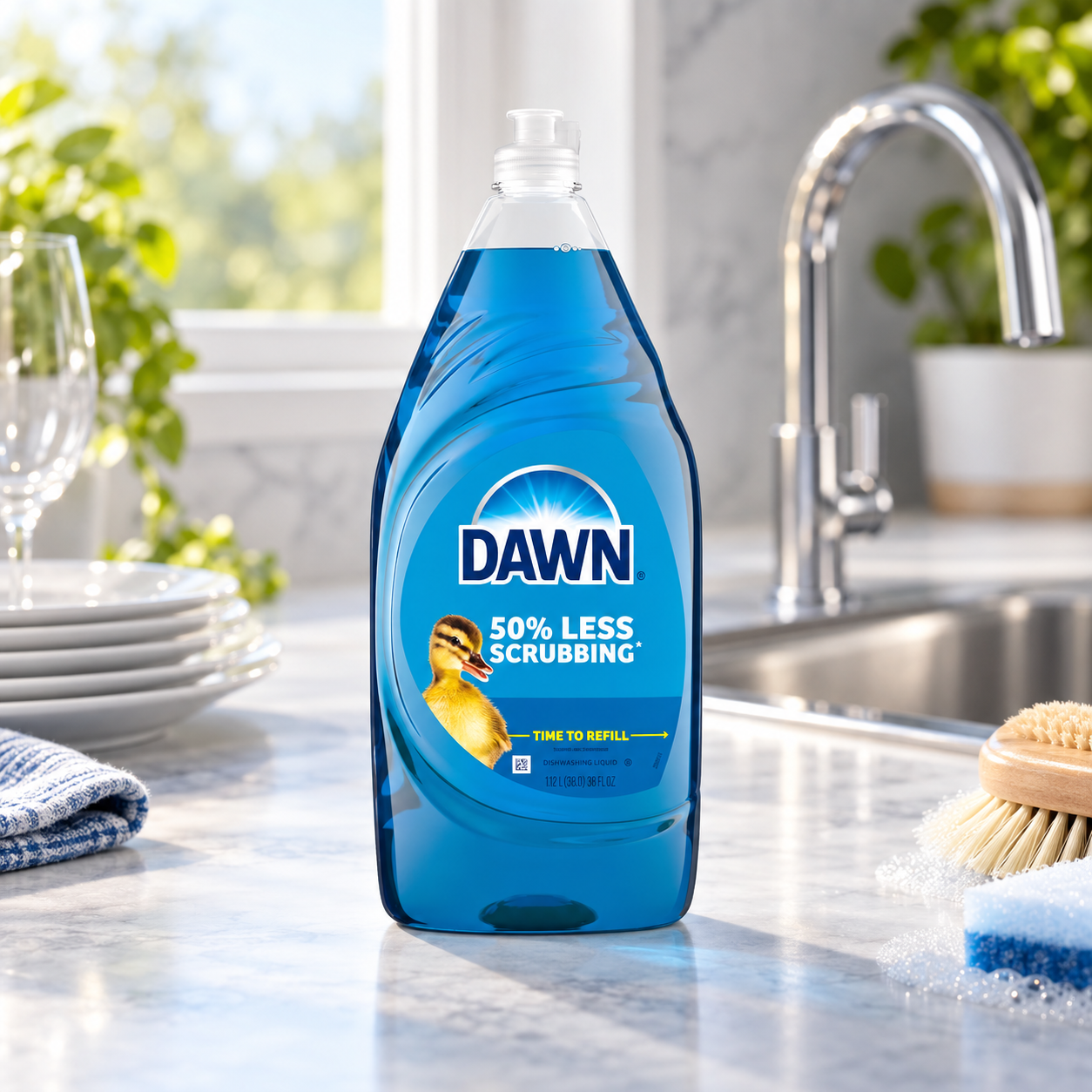 DAWN  Гель для посуды 827mlL  Original Scent 1584