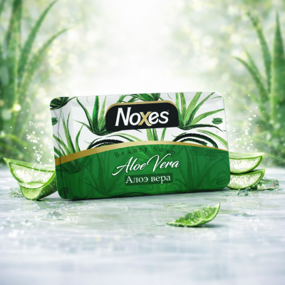 Noxes туал.мыло 55 гр  (72 в кор) Aloe Vera /05447