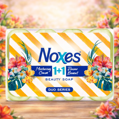 Noxes туал.мыло экопак Duo Series 4*80 гр  (24  в кор) Flower /07427