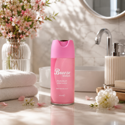 Breeze deodorant women 150ml. Pink
