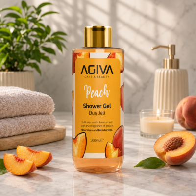 Agiva Shower Gel 500ml. Peach