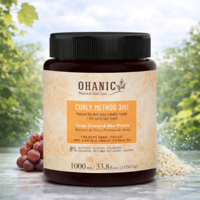 Ohanic Mask 1000ml. Curly Method 3in1 / 08835  $