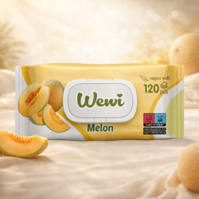 WEWI  влаж.салф. 120шт *12 шт в кор Melon /1364 $