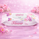 GIGGLES влаж.салф. 72шт Flower /3567 $