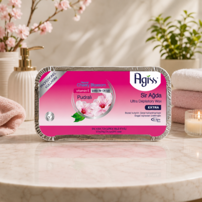 Agiss  воск для депиляции 400мл. Powder & Pink