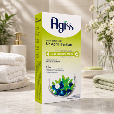 Agiss восковые полоски для депиляции 41шт. Green