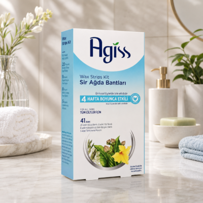 Agiss восковые полоски для депиляции 41шт. Blue