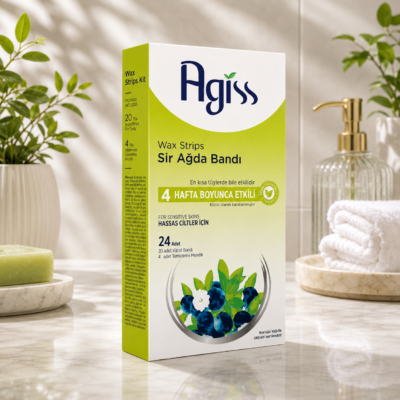 Agiss восковые полоски для депиляции 24шт. Green