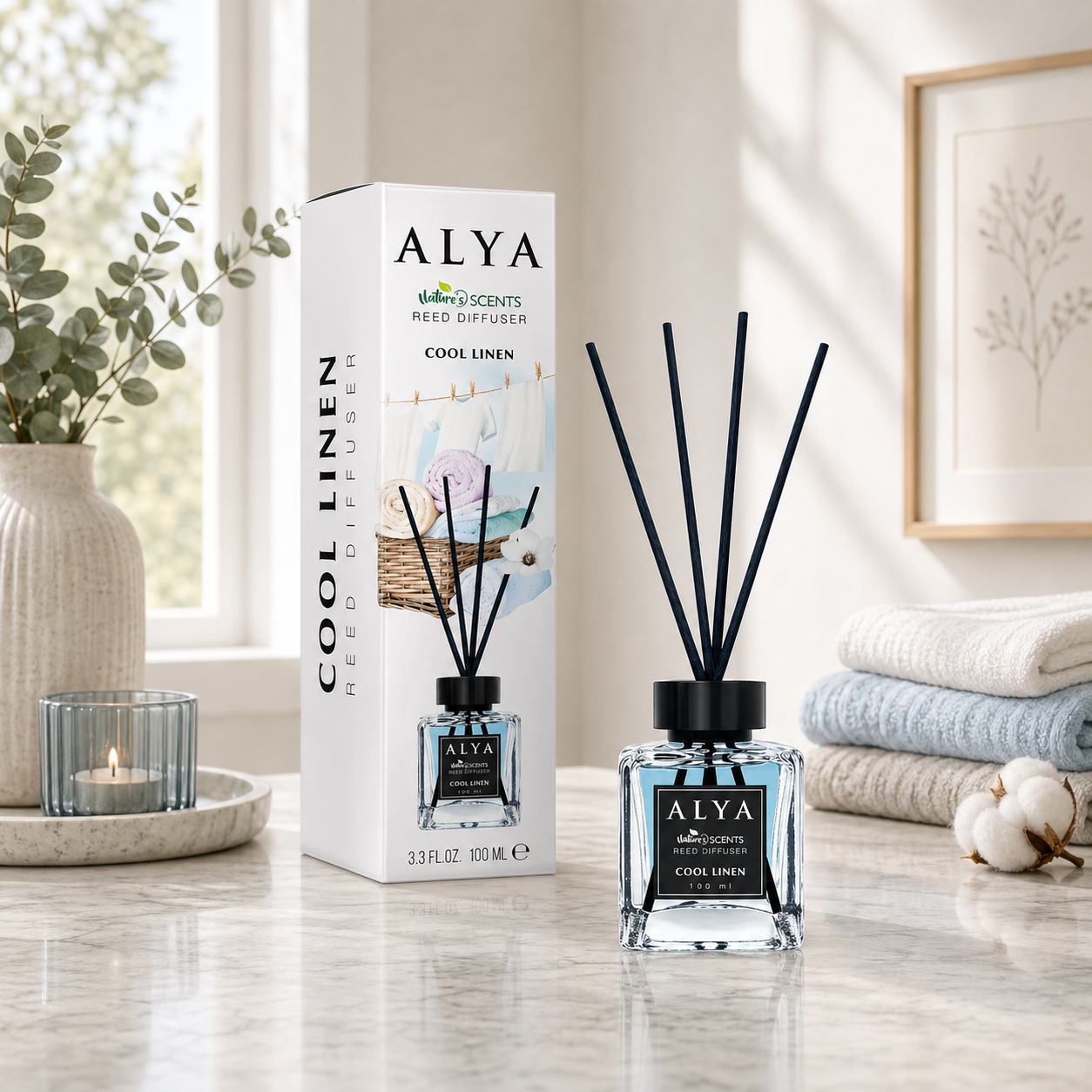 Alya осв-ль с  палочками Cool Linen 0249  $