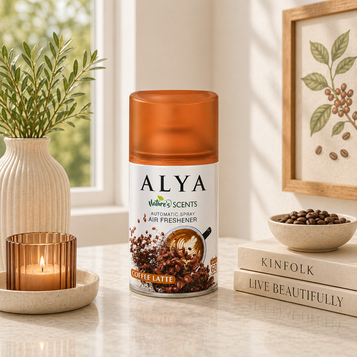 Alya освежитель спрей 250 мл Coffee Latte