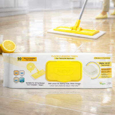 Deep Fresh влажные салфетки для швабры 50шт*6 Lemon