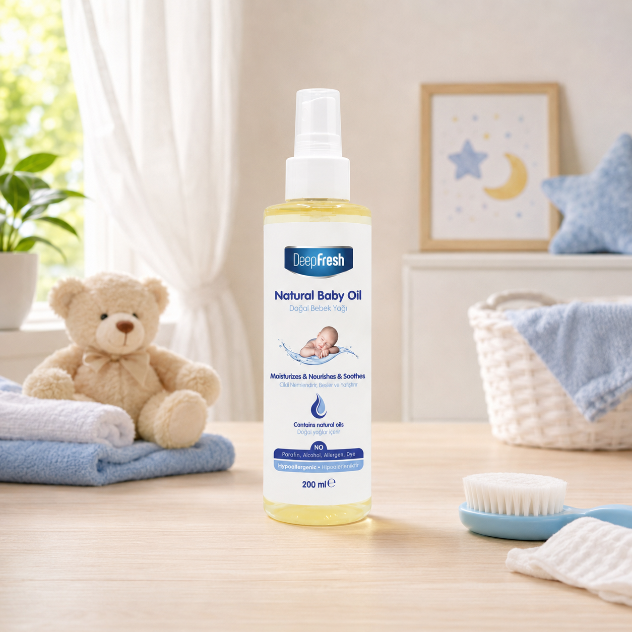Deep Fresh Prebiotics детское масло 200мл