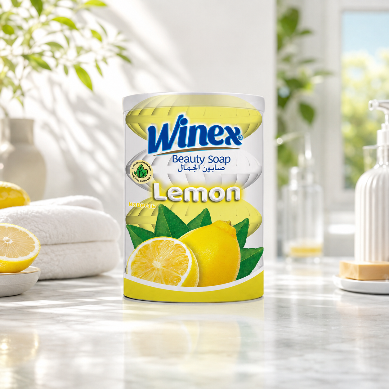Winex săpun 4*110g Lămâie