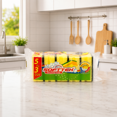 Softtex / Eco garden губка для посуды 5 бери за 3 плати