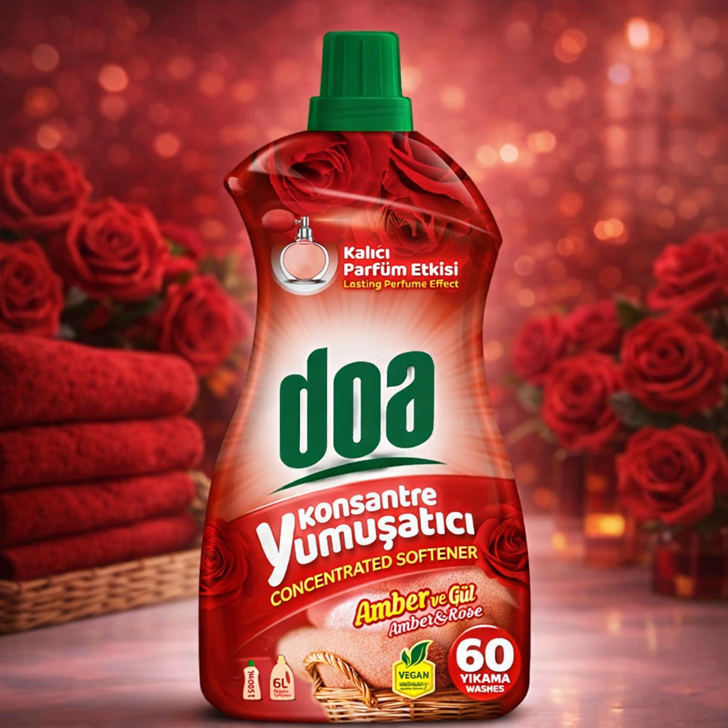 Doa ополаскиватель супер концентрат 1,5 Л (60 стирок) Amber & Rose