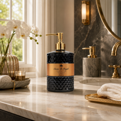 Savon de Royal Pearl жидкое мыло 500мл. Black Черный