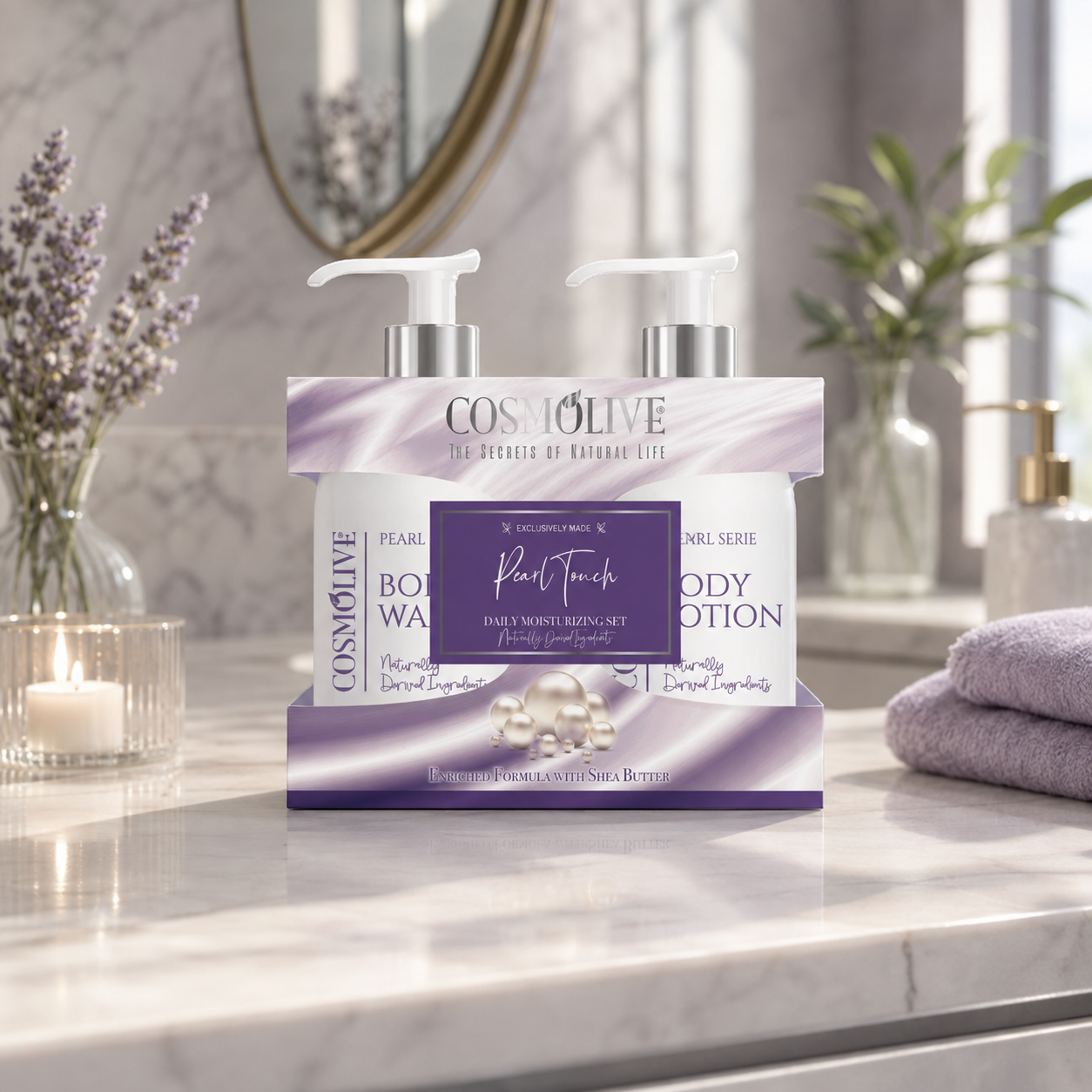 Cosmolive Pearl Serie Set  (300+300ml.)