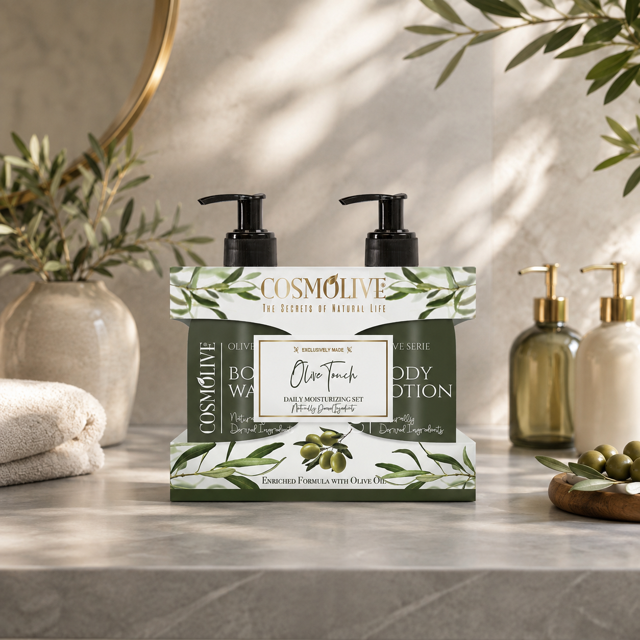 Cosmolive Olive Serie Set (300+300ml.)