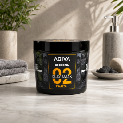 Agiva Peeling Carbon-Clay Detoxing mask  300ml.