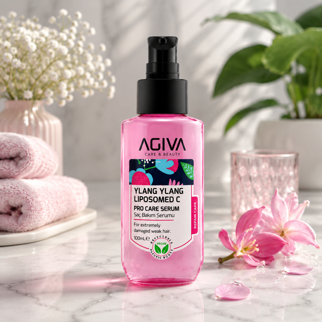 Agiva Serum 100ml. Ylang Ylang Lipozom
