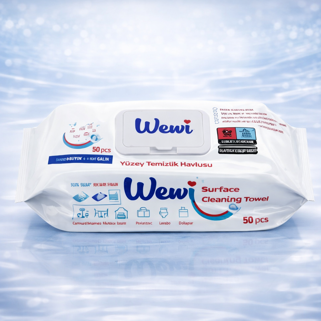 WEWI влажные салфетки для уборки 50шт