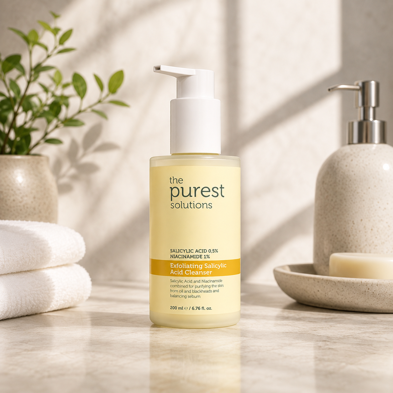 The Purest Exfoliating Salicylic Cleanser  200ml.
