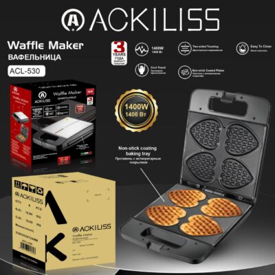 Ackiliss Вафельница сердце ACL530