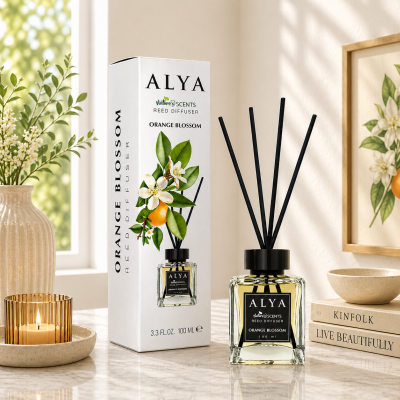 Alya осв-ль с  палочками Orange Blossom / 0317 $