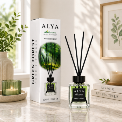 Alya освежитель с палочками Green Forest