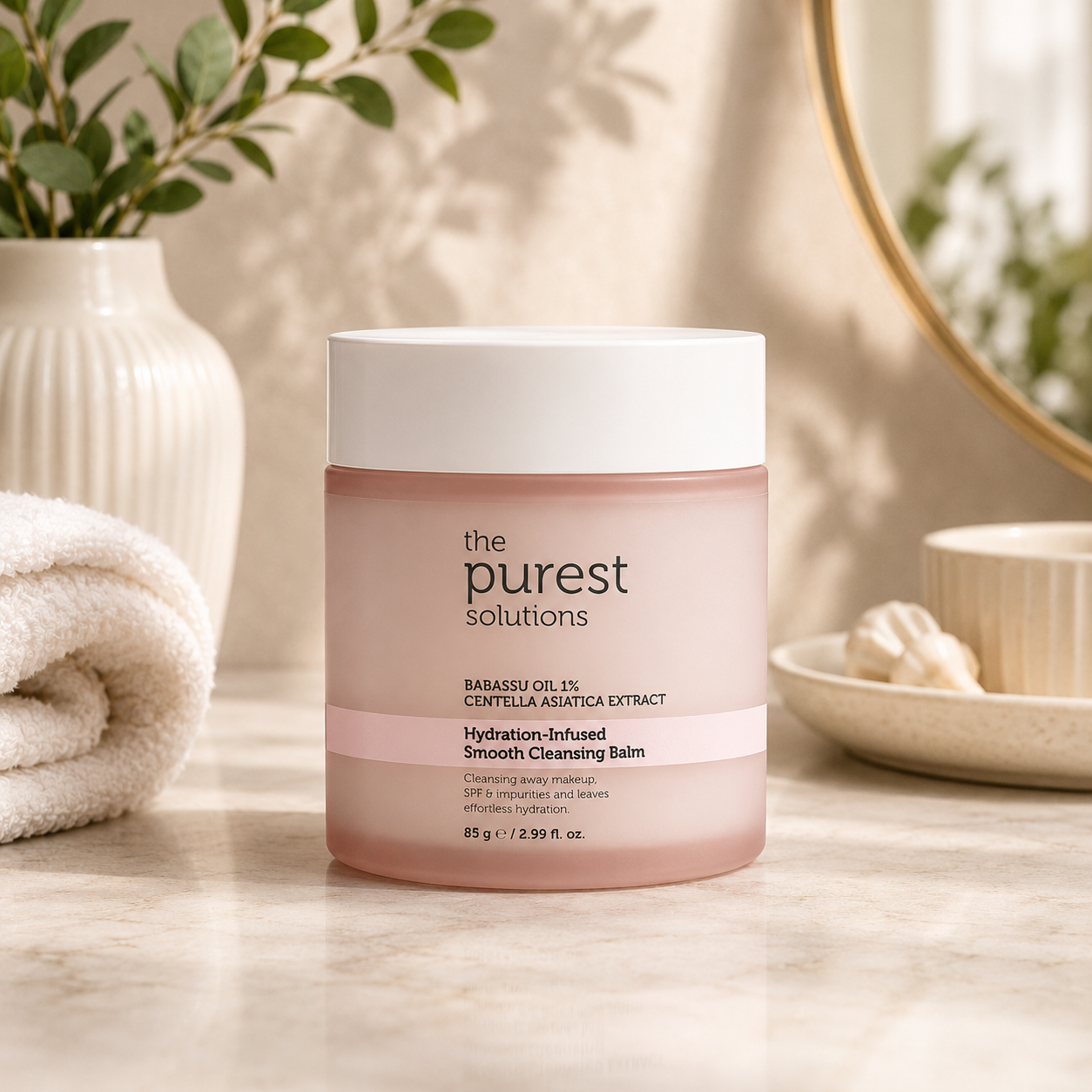 The Purest Hydration Infused Smooth balm 85g.