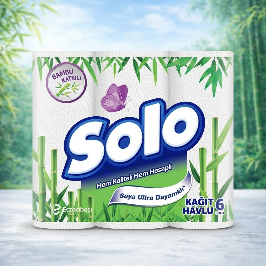Solo кухонноеполотенце 2-сл. 6шт