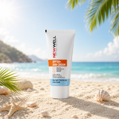 New Well SUN cream 40ml.  SPF50