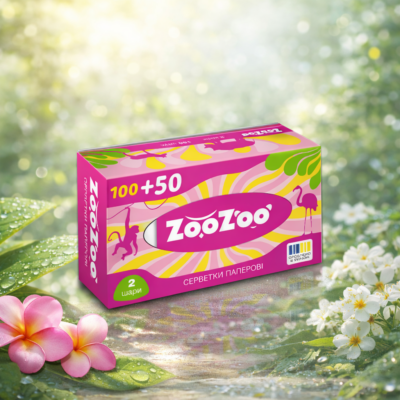 Zoo Zoo Салфетки косметическая 150шт