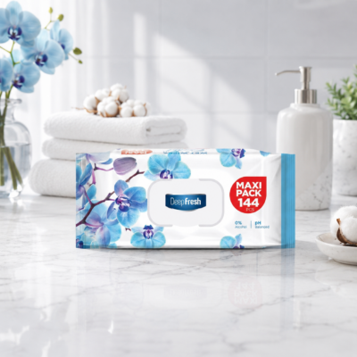 Deep Fresh влажные салфетки Maxi Pack 144шт Orchide