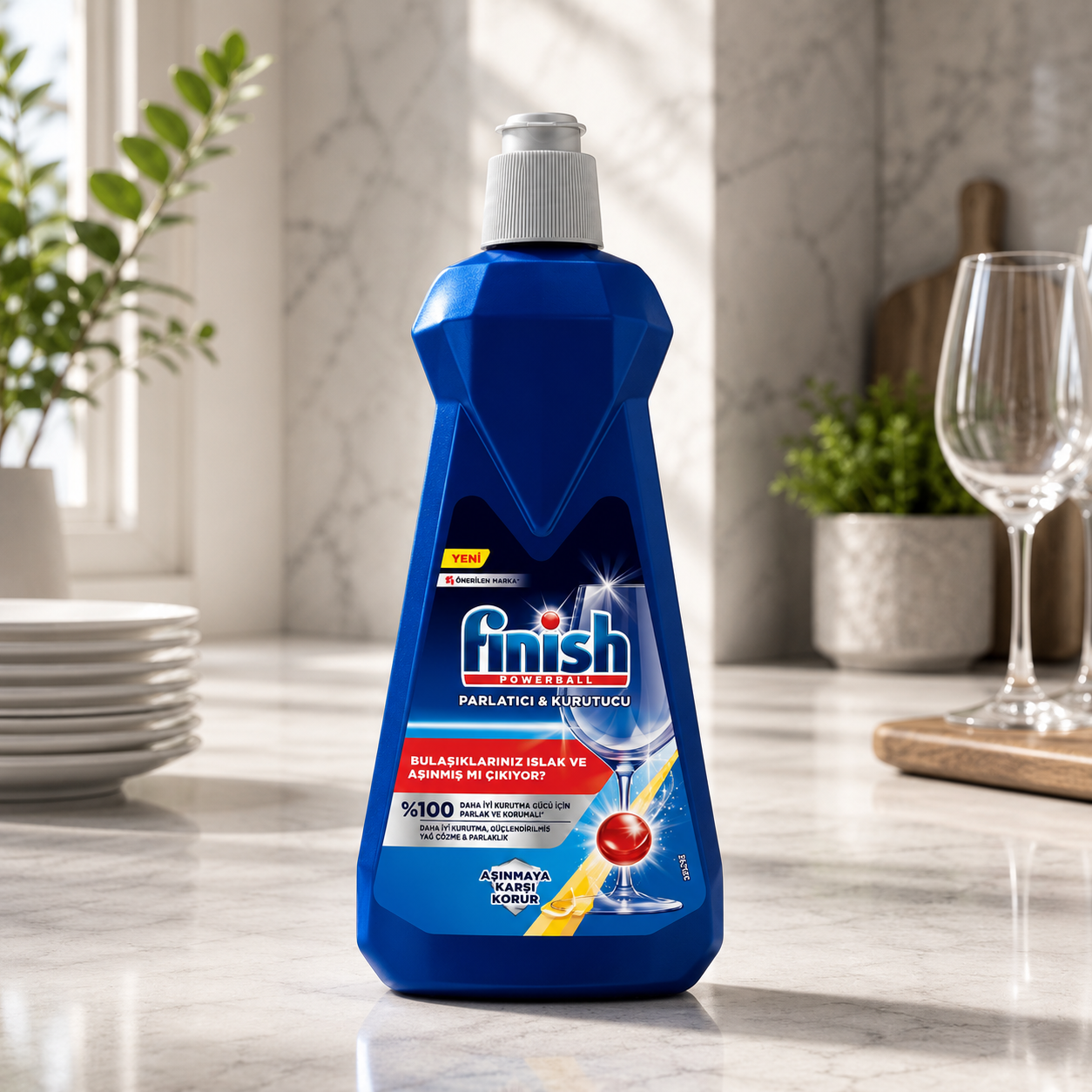 Finish жидкость для посудомойки LEMON 400ml