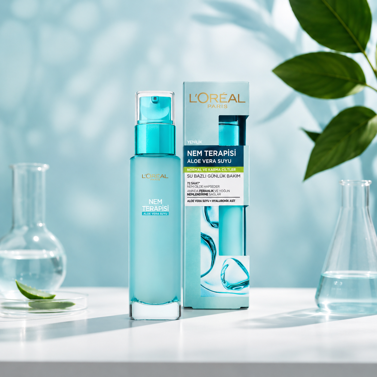 Loreal Сыворотка увлажняющая для лица с Алое Вера 70ml